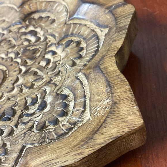 Intricate Brown Wooden Decor by Earthbound - Picture 2 of 4